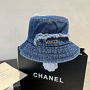 Gucci GG new bucket hat denim blue - 5