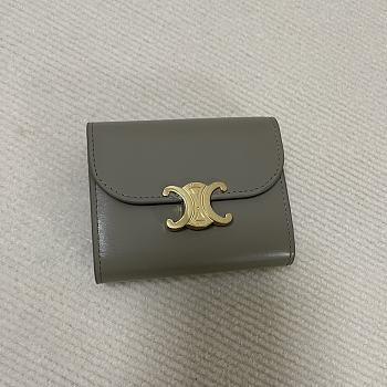 CELINE | Small Wallet Triomphe In Shiny calfskin 01