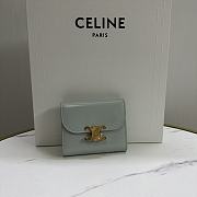 CELINE | Small Wallet Triomphe In Shiny calfskin 02 - 1