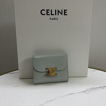 CELINE | Small Wallet Triomphe In Shiny calfskin 02