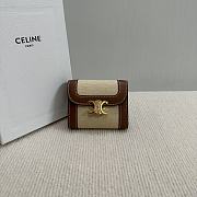 CELINE | Small Wallet Triomphe In Shiny calfskin 05 - 1