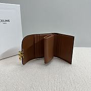 CELINE | Small Wallet Triomphe In Shiny calfskin 05 - 5