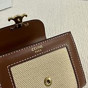 CELINE | Small Wallet Triomphe In Shiny calfskin 05 - 2