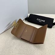 CELINE | Small Wallet Triomphe In Shiny calfskin 08 - 2