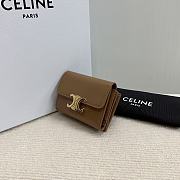 CELINE | Small Wallet Triomphe In Shiny calfskin 08 - 3
