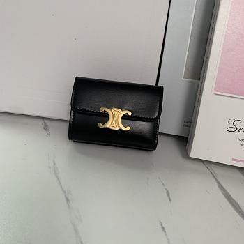 CELINE | Small Wallet Triomphe In Shiny calfskin 09