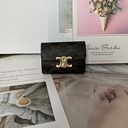 CELINE | Small Wallet Triomphe In Shiny calfskin 10 - 1