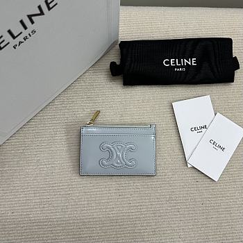 CELINE | CUIR TRIOMPHE ZIPPER CARDHOLDER IN SHINY CALFSKIN 02