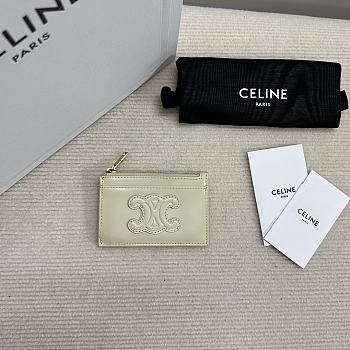 CELINE | CUIR TRIOMPHE ZIPPER CARDHOLDER IN SHINY CALFSKIN 03