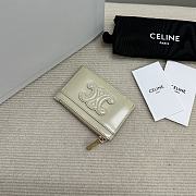 CELINE | CUIR TRIOMPHE ZIPPER CARDHOLDER IN SHINY CALFSKIN 03 - 2
