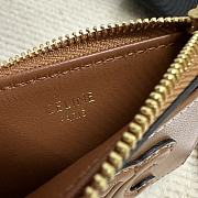 CELINE | CUIR TRIOMPHE ZIPPER CARDHOLDER IN SHINY CALFSKIN 04 - 6