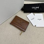 CELINE | CUIR TRIOMPHE ZIPPER CARDHOLDER IN SHINY CALFSKIN 04 - 3