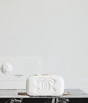 CHANEL | Mini Vanity Case In White - 5