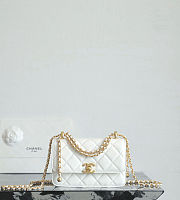 CHANEL | WOC Lambskin White Size 19x12x8 cm - 1