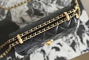 CHANEL | WOC Lambskin Black Size 19x12x8 cm - 4