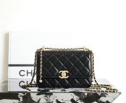 CHANEL | WOC Lambskin Black Size 22x14.5x8 cm - 1