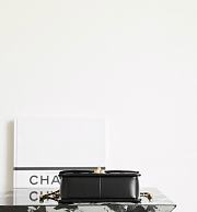 CHANEL | WOC Lambskin Black Size 22x14.5x8 cm - 6