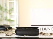 CHANEL | Top Handle Bag In Black Size 18x14x3 cm - 6