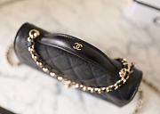 CHANEL | Top Handle Bag In Black Size 18x14x3 cm - 5