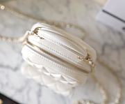 CHANEL | CC Mini Classic Backpack Carviar In White  - 6