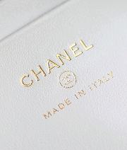 CHANEL | CC Mini Classic Backpack Carviar In White  - 2