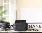 CHANEL | CC Mini Classic Backpack Carviar Silver Hardware In Black - 6