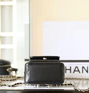 CHANEL | CC Mini Classic Backpack Carviar Gold Hardware In Black - 4