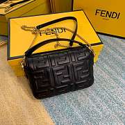 FENDI | Baguette Mini Leather Black - 4