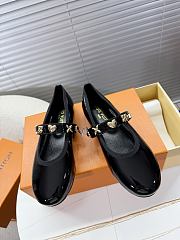 LOUIS VUITTON | Ballet Shoes In Shiny Black - 4