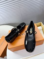 LOUIS VUITTON | Ballet Shoes In Shiny Black - 3