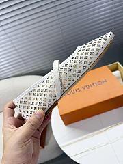 LOUIS VUITTON | Romy Flat Ballerina Ecru White - 6