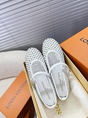 LOUIS VUITTON | Romy Flat Ballerina White - 1