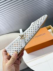 LOUIS VUITTON | Romy Flat Ballerina White - 3