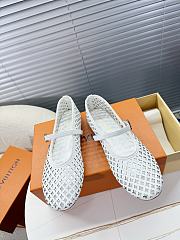 LOUIS VUITTON | Romy Flat Ballerina White - 2