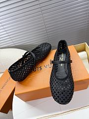 LOUIS VUITTON | Romy Flat Ballerina Black - 5