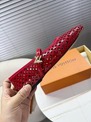 LOUIS VUITTON | Romy Flat Ballerina Red - 3