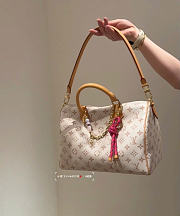 LOUIS VUITTON | Speedy Soft 30 Lucky Monogram Dune/Pink M15108 - 5