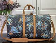 LOUIS VUITTON | Keepall Bandoulière 50 Damier Marina Blue - 6