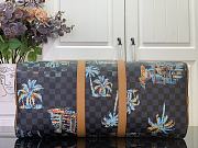 LOUIS VUITTON | Keepall Bandoulière 50 Damier Marina Blue - 5