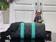 LOUIS VUITTON | Keepall Bandoulière 25 Bamboo Green - 3