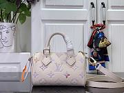 LOUIS VUITTON | Nano Speedy Embossed grained cowhide leather Dream Beige - 4