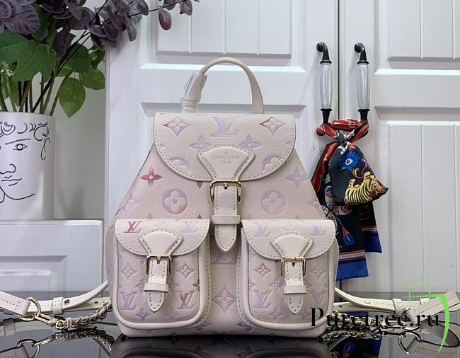 LOUIS VUITTON | Backup Backpack Embossed cowhide Dream Cream Color - 1