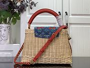 LV x TM Capucines BB Rattan/Cowhide Red - 6