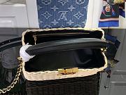 LV x TM Capucines Mini Rattan/Cowhide Black - 4