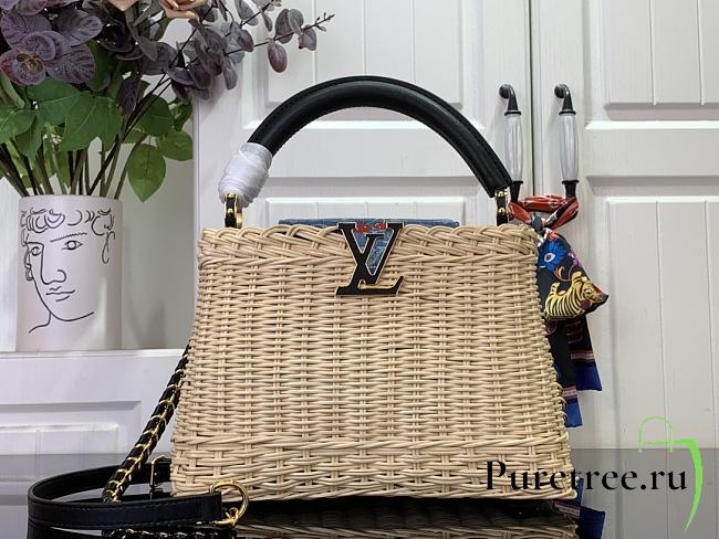 LV x TM Capucines BB Rattan/Cowhide Black - 1