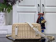 LV x TM Capucines Mini Rattan/Cowhide White - 5