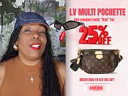 LV Multi Pochette Accessoires Monogram Green Strap M44813 Size 24×13×4.5 cm - 1