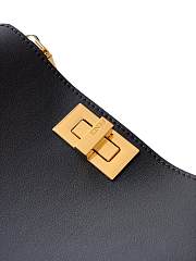 FENDI | Peekaboo Soft Small Bag Black leather bag - 4