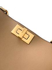 FENDI | Peekaboo Soft Small Bag Cappuccino leather bag - 6