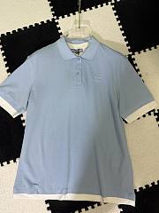 PRADA | Two-Piece Short-Sleeved POLO Shirt In Blue - 2